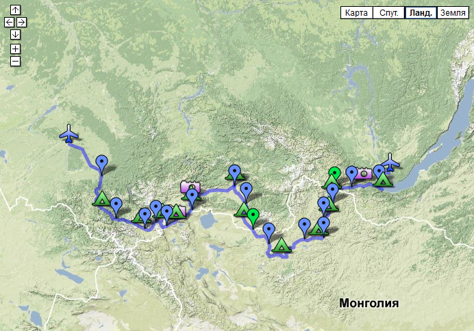 Алтай – Тува – Монголия – Бурятия