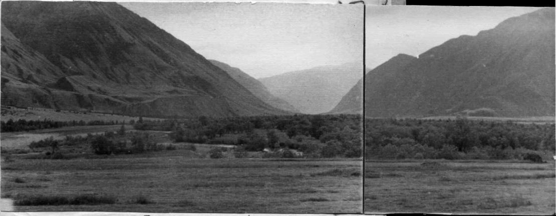 Слияние Чулышмана и Башкауса. Фото 1952 года.