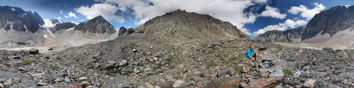 3D панорамы Горного Алтая. Долина Ак-Тру