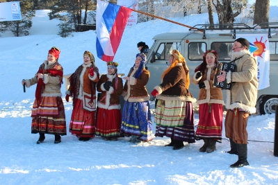 Зимний марафон на снегоходах