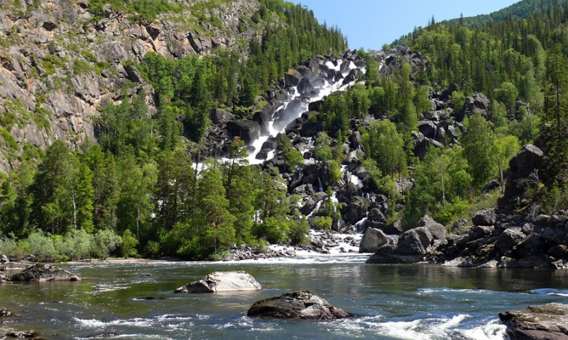 Водопад Учар